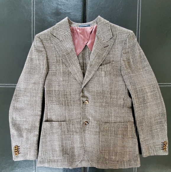 SuitSupply Mid-Brown Check Havana Jacket - Picture 7 of 15
